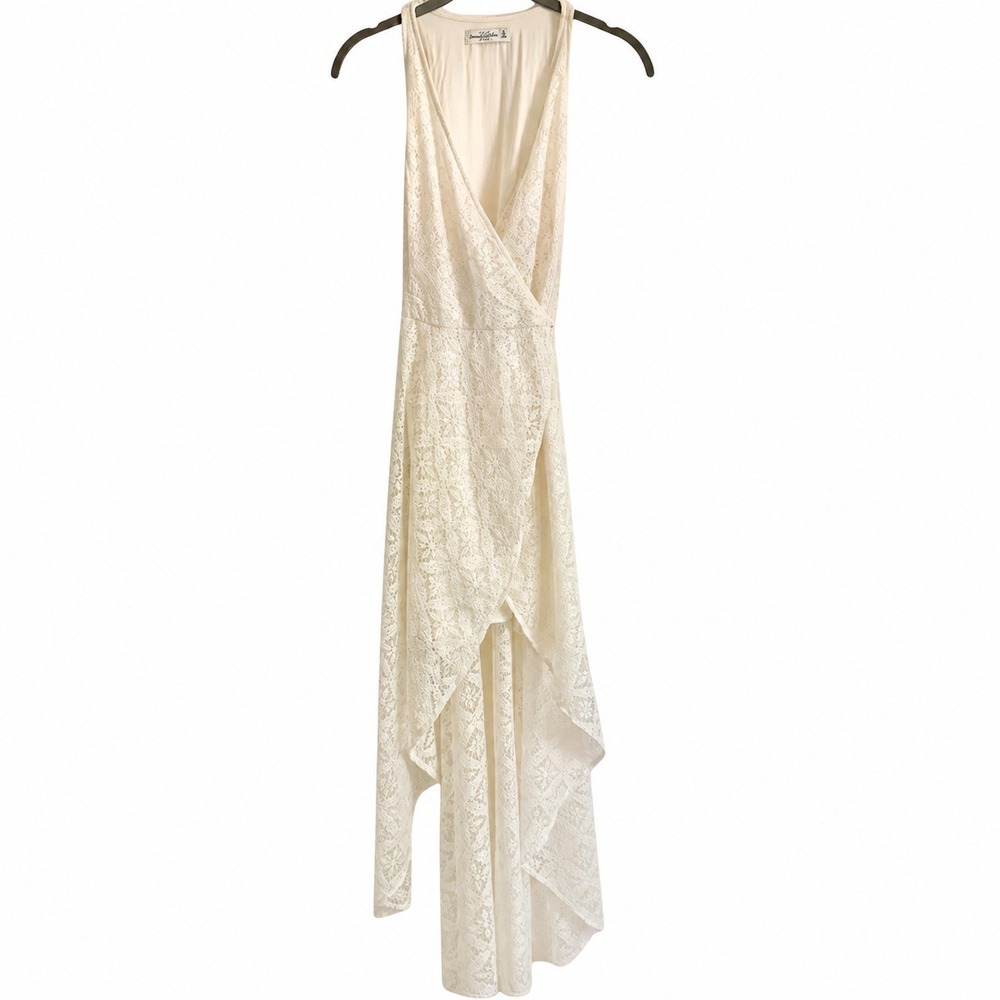 Abercrombie & Fitch Fairy Lace Hi Low Maxi Dress XS Boho Indie Festival Concert